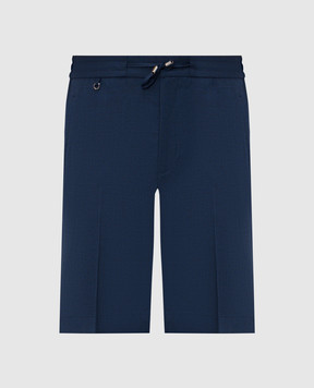 Stefano Ricci Blue wool shorts M1T6100331W0012U
