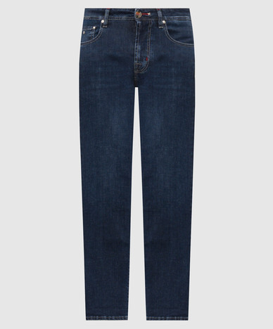 MICHELANGELO blue jeans with a worn effect