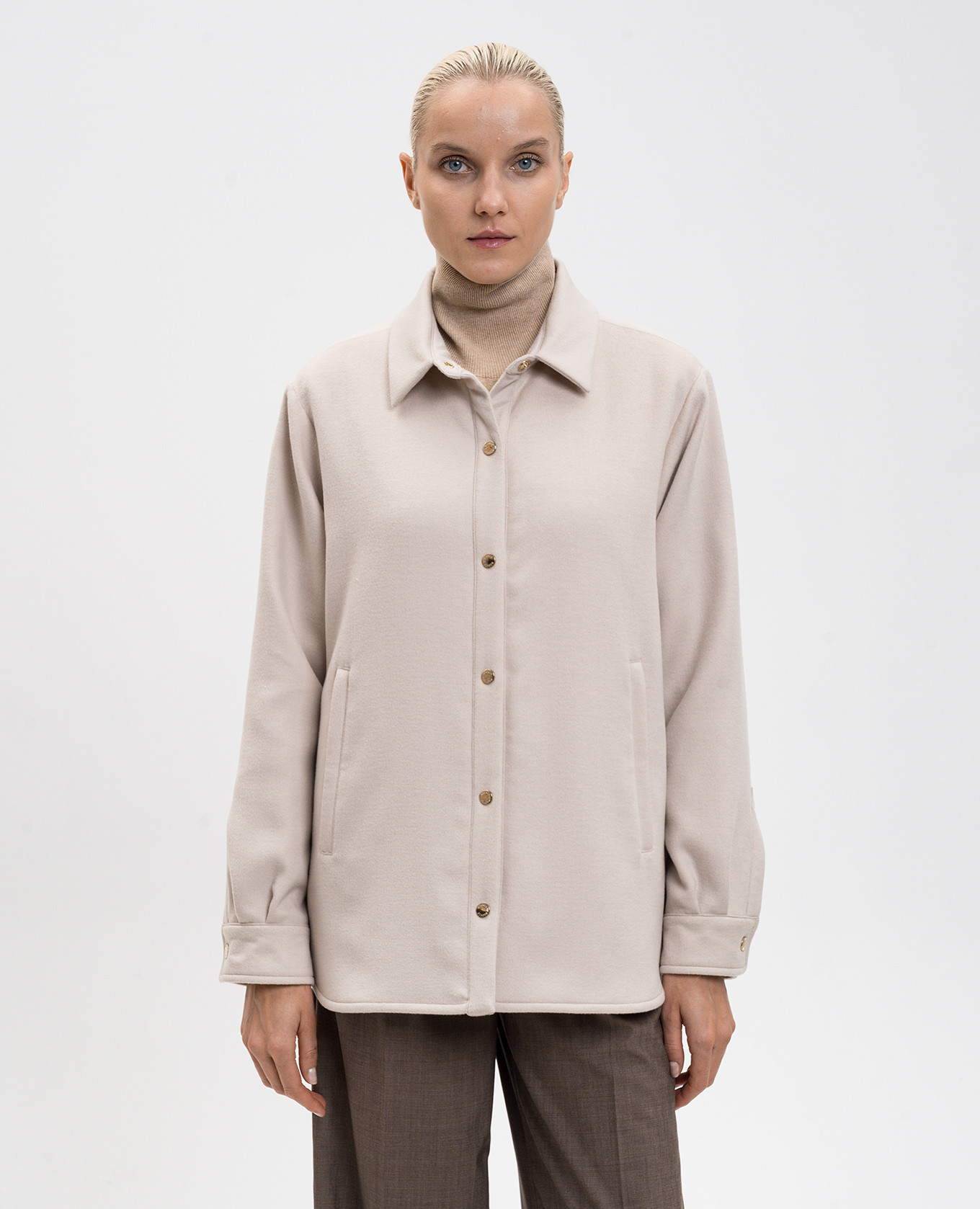 

Beige wool and cashmere jacket KINSALE MooRER
