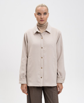 MooRER Beige wool and cashmere jacket KINSALE KINSALELS9