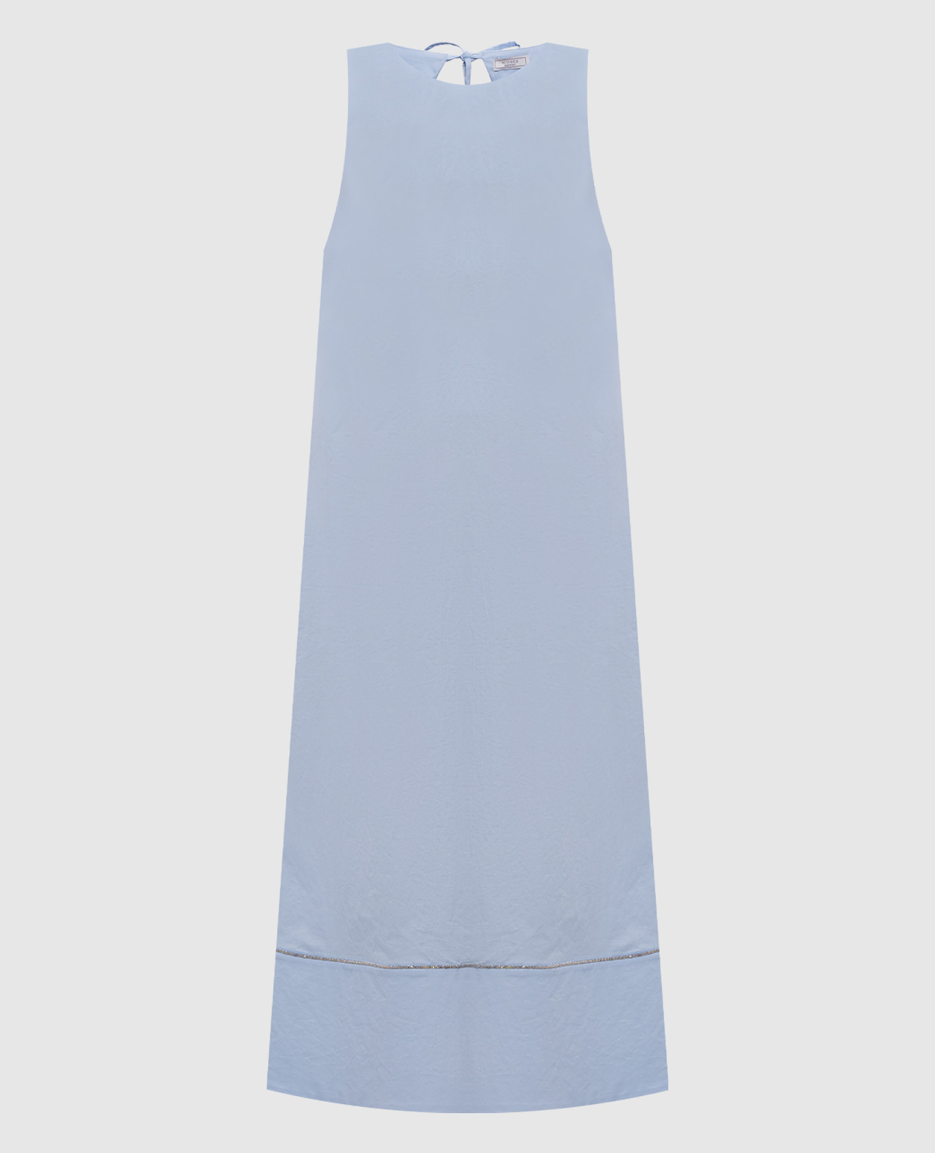 

Blue dress with a monil chain Peserico, Light blue