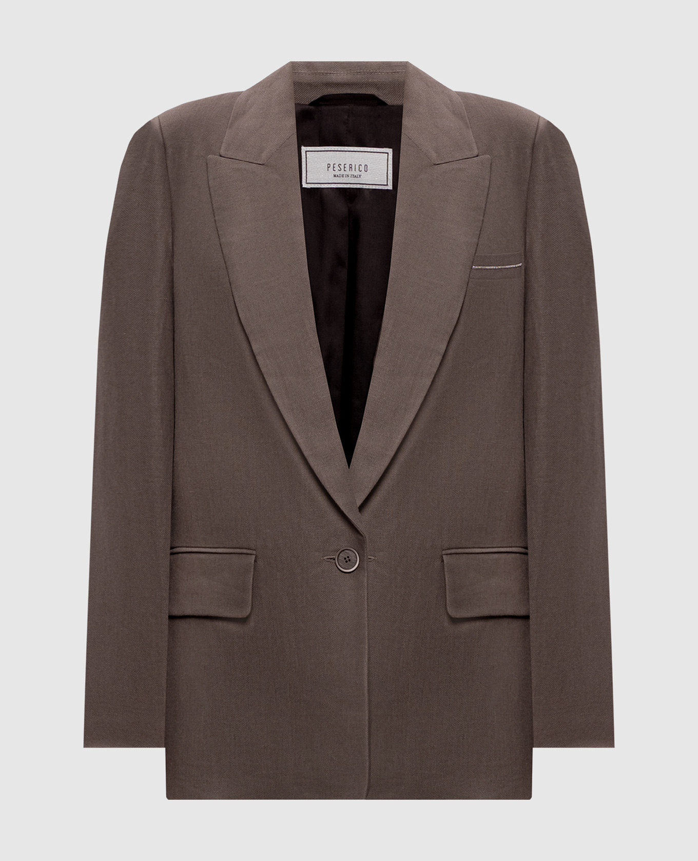 Brown linen jacket