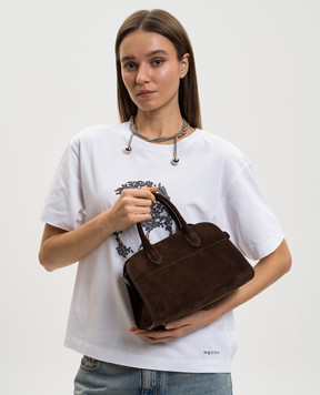 Babe Pay Pls Brown suede bag 6244