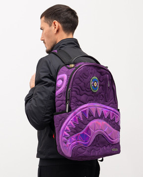 Sprayground Children's purple backpack AI QUILTED IRIDESCENT 910B7717NSZ