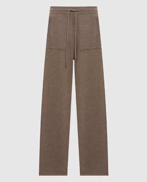 Max Mara FIABE brown cashmere pants MXMFIABE