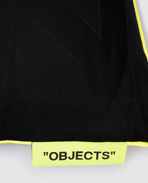 Off-White Black pillow with Arrow emblem OHZH022T25FAB002