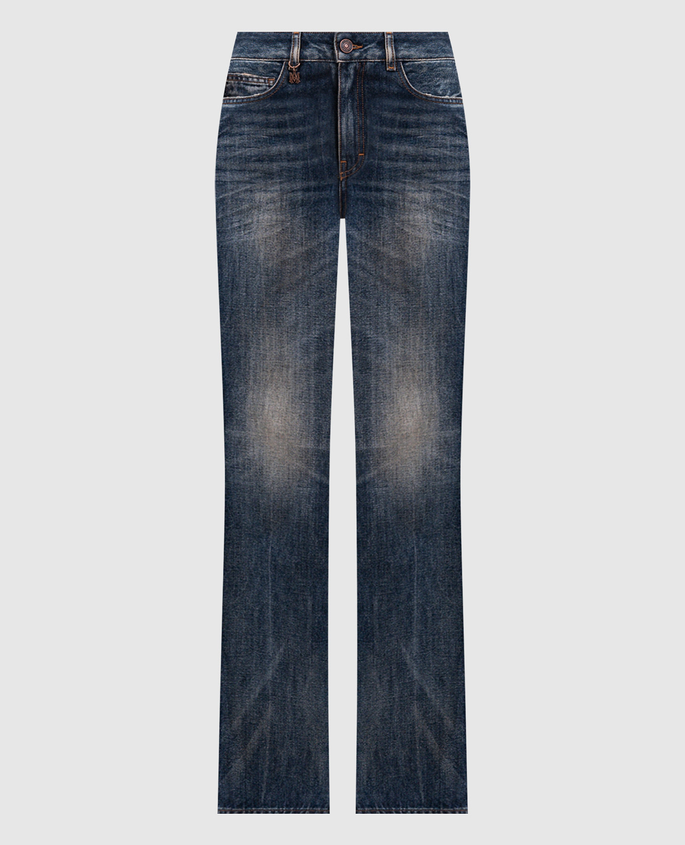 Blue jeans with a vintage effect AMIRI