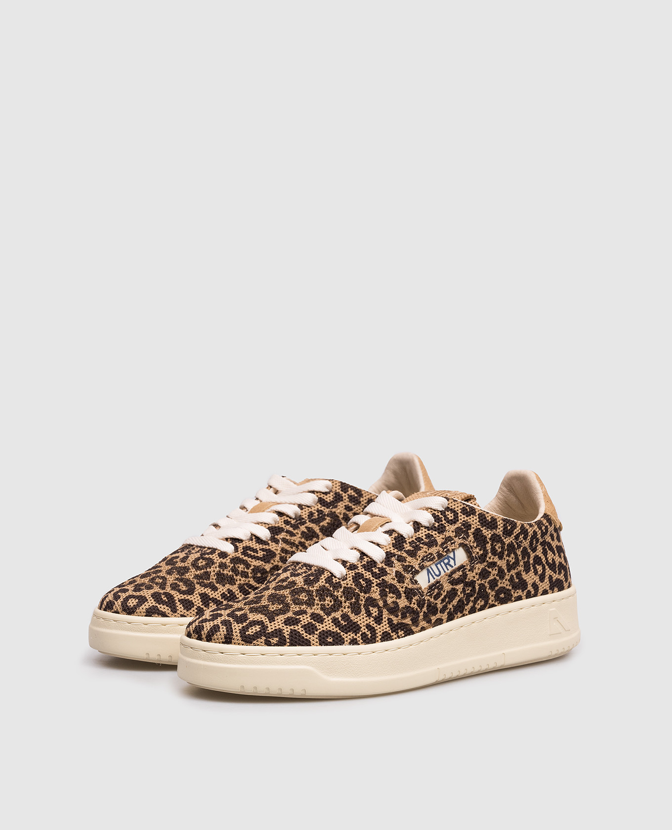 Brown leopard print sneakers AUTRY 2