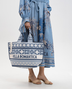 Alemais Blue Villa Romantica shopper 6558A