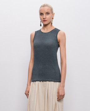 UMA WANG Blue T-shirt Ti UW1030