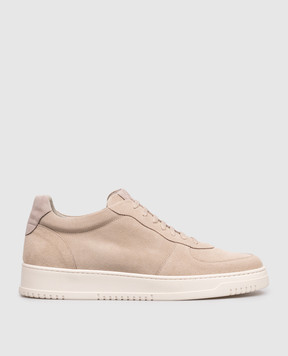 Pini Parma Beige suede sneakers SNEASUEBEIG
