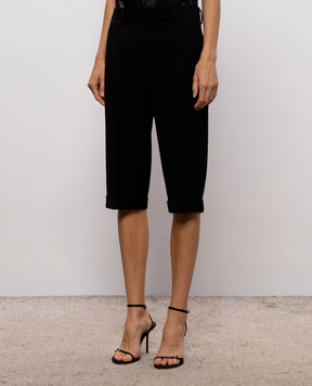 Tom Ford Black wool capris SH0091FAX1667
