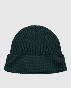 Ami Paris Children's green wool hat KBO011018