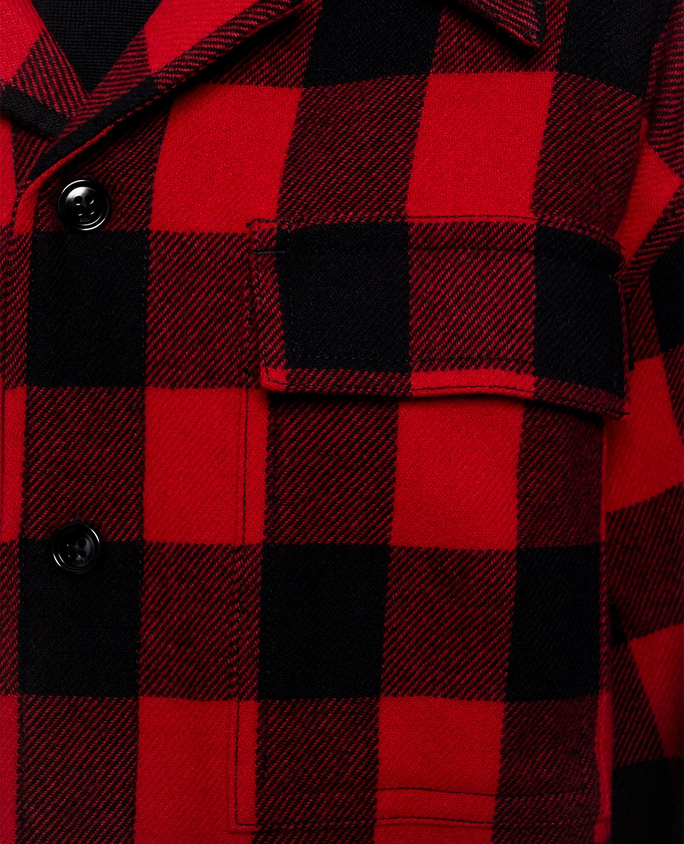 Red wool check shirt Ami Paris 5