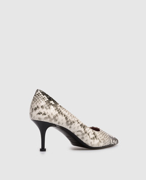 Premiata Leather shoes with python embossed pattern M7015