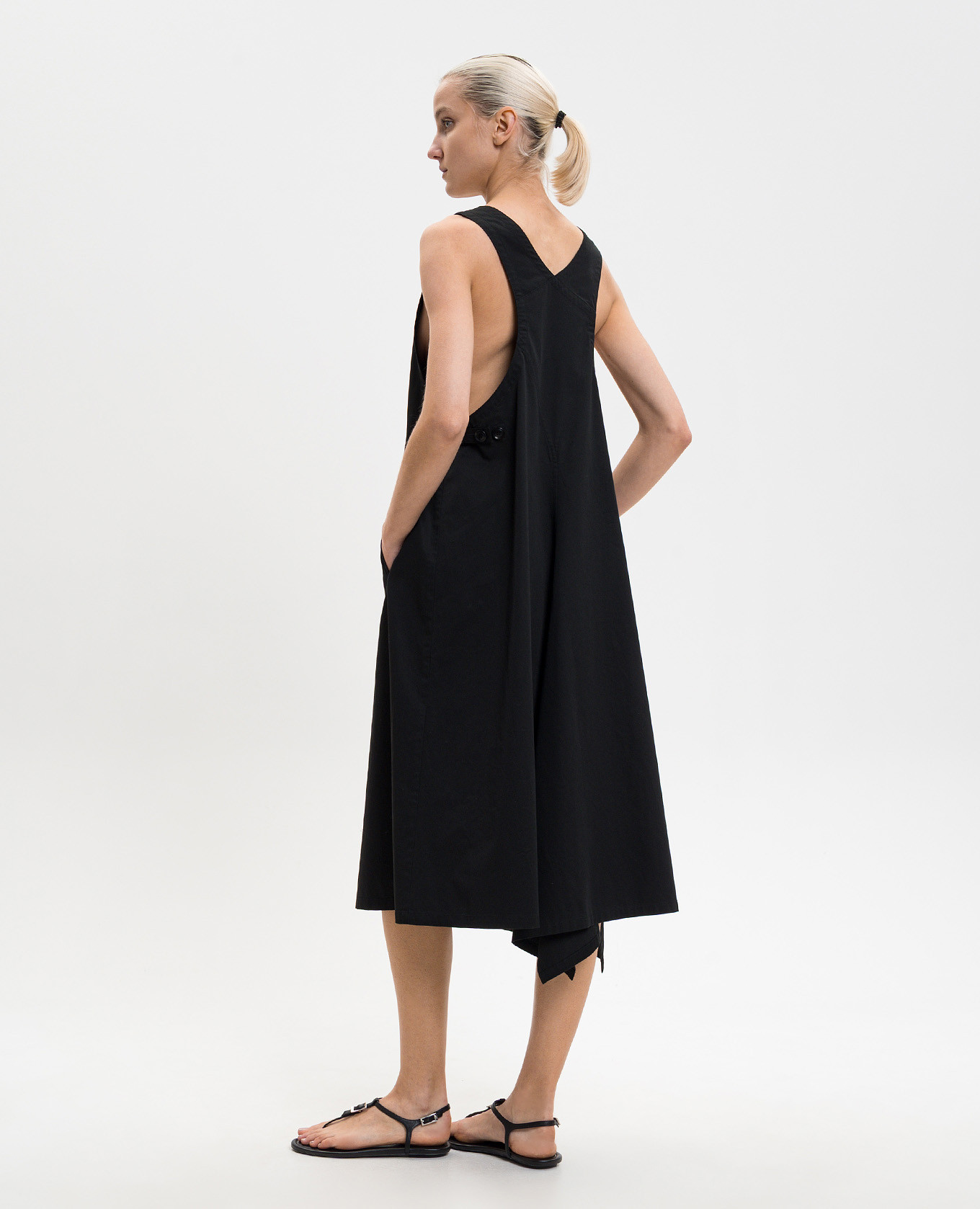 

Black dress Y`S Yamamoto