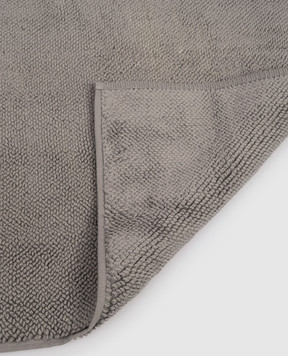 Hamam Pera Woven Grey Bathroom Mat PERAORGANICBATHRUG