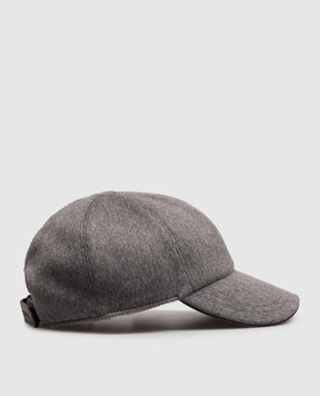 Peserico Gray wool and cashmere cap R76061C006717