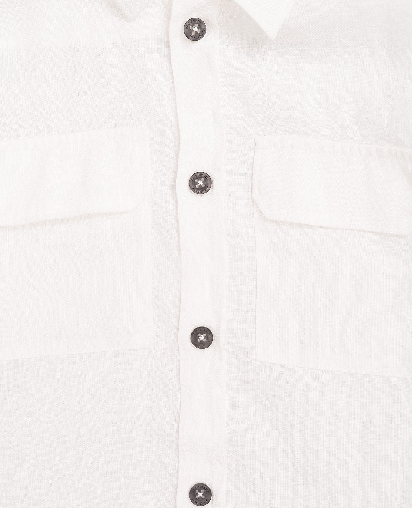 

Children's white linen t-shirt C.P. Company