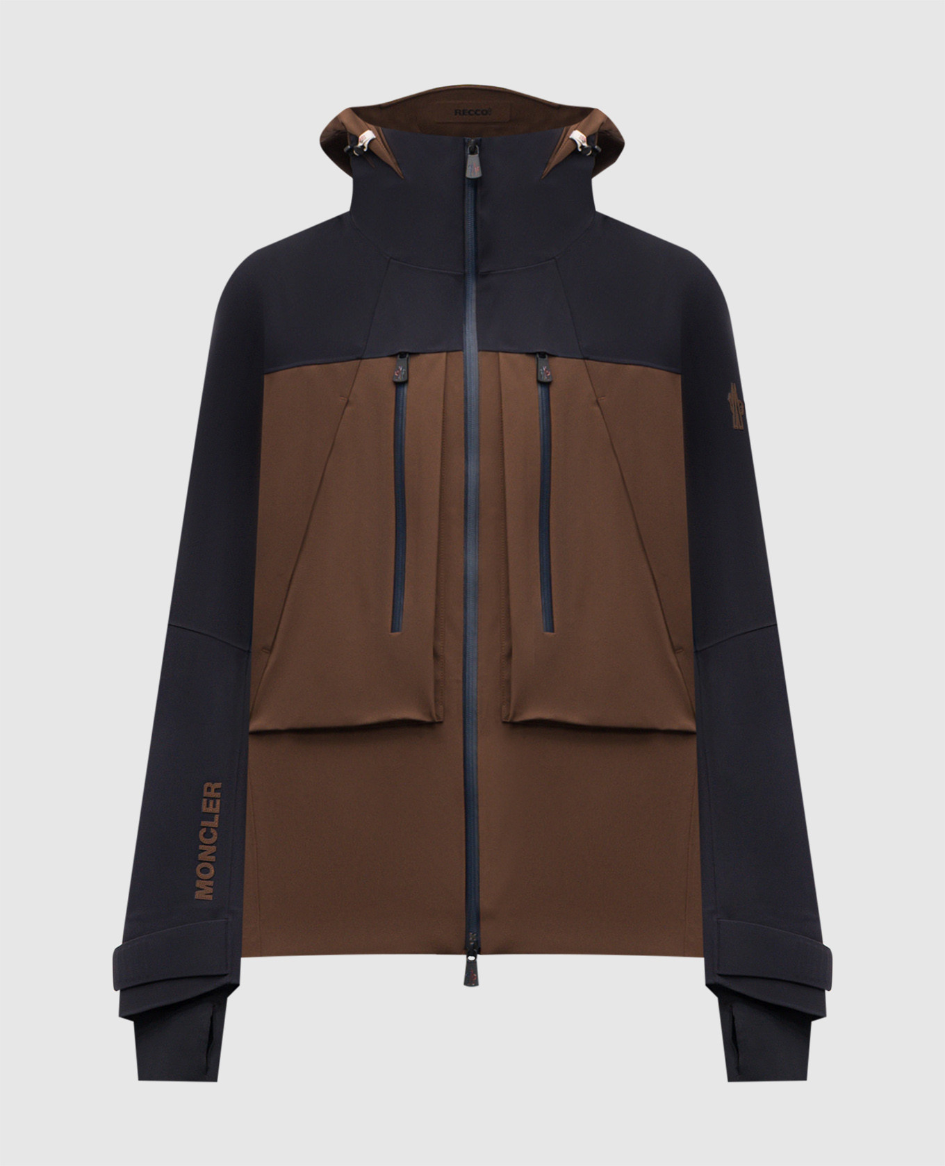 

Brown Gunung ski jacket Moncler Grenoble