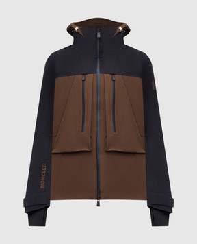 Moncler Grenoble Brown Gunung ski jacket K20971A00005M7200