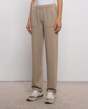 Simonetta Ravizza Kiki beige cashmere pants F06KN111T10JA