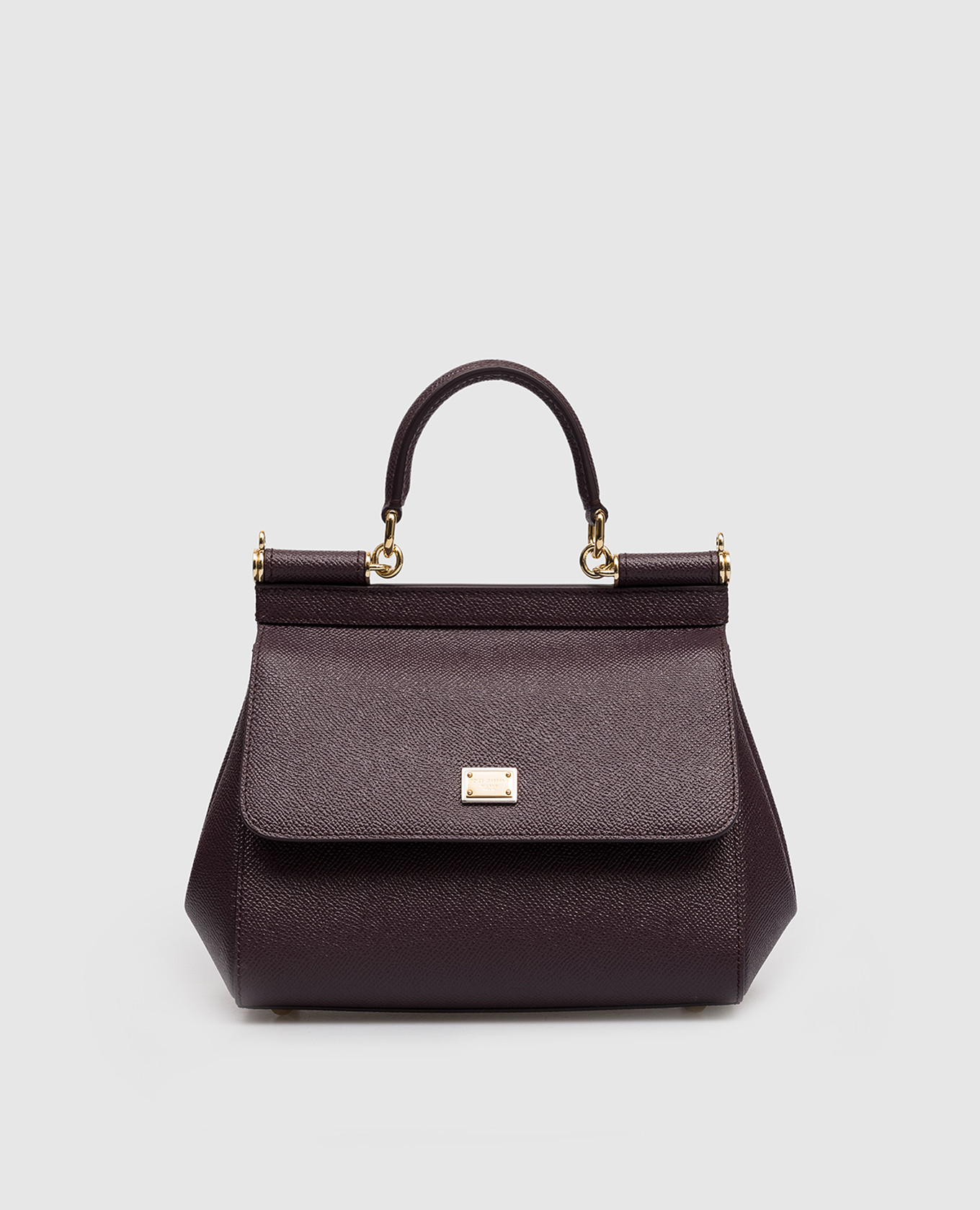 

Purple leather bag Sicily Dolce&Gabbana, Violet
