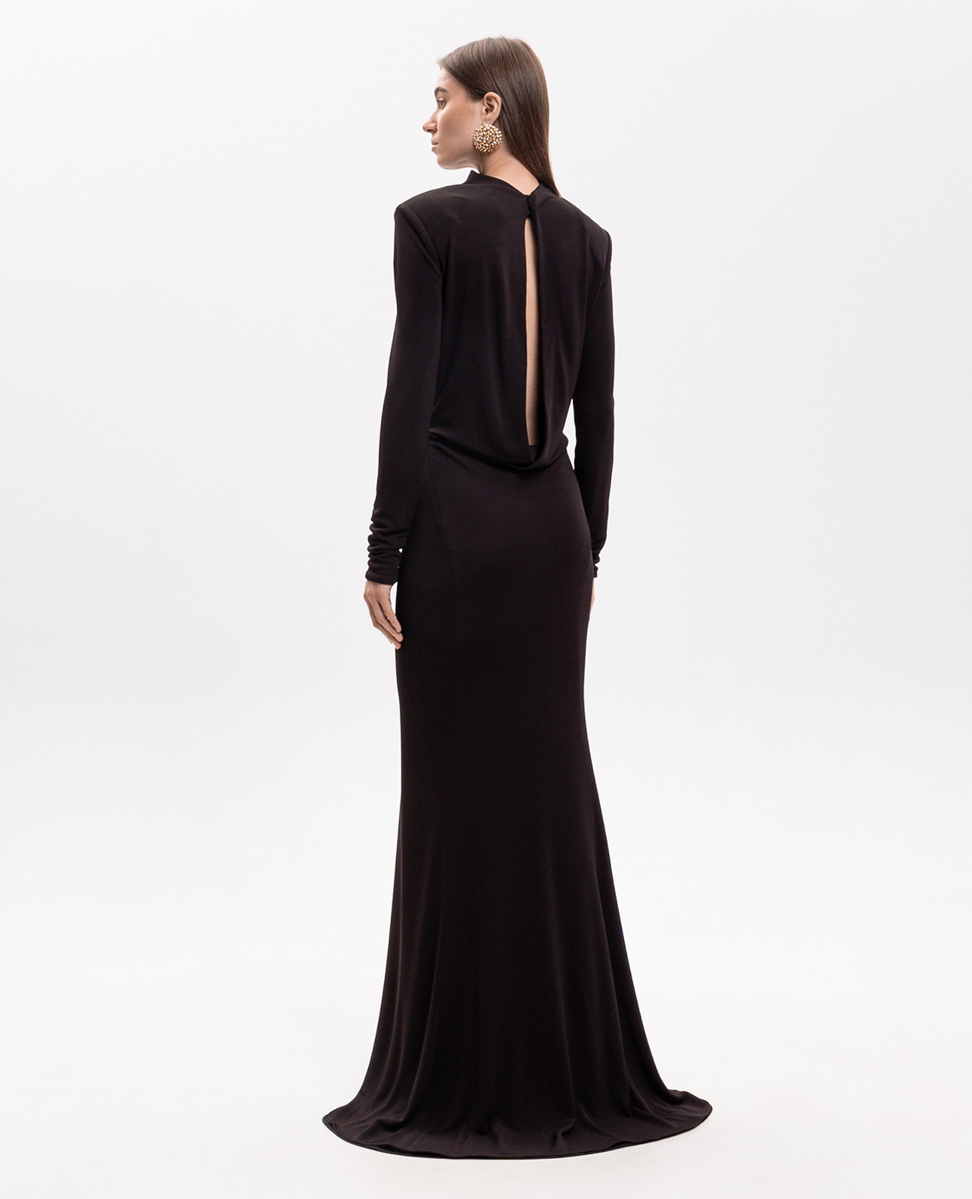 Brown maxi dress Tom Ford 3