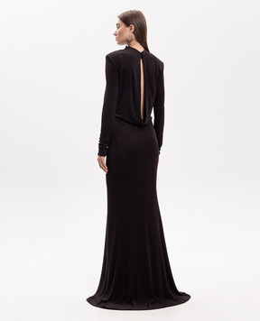 Tom Ford Brown maxi dress ABJ906FAX162
