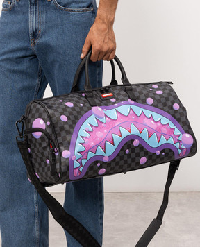 Sprayground Children's gray travel bag PURPLE SLIME SHARK 910D8953NSZ
