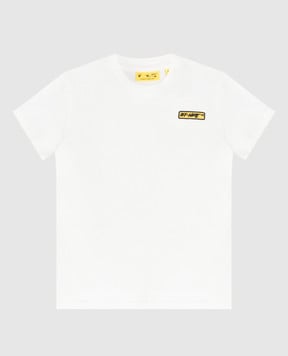 Off-White Children's white T-shirt with Arrow logo print 44BAA002S26J00C