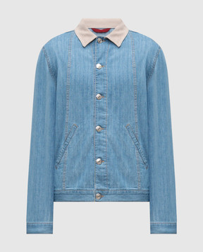 Brunello Cucinelli Blue denim jacket MH2636914