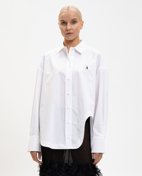 The Attico White shirt with emblem 260WCH00004CCC052AA