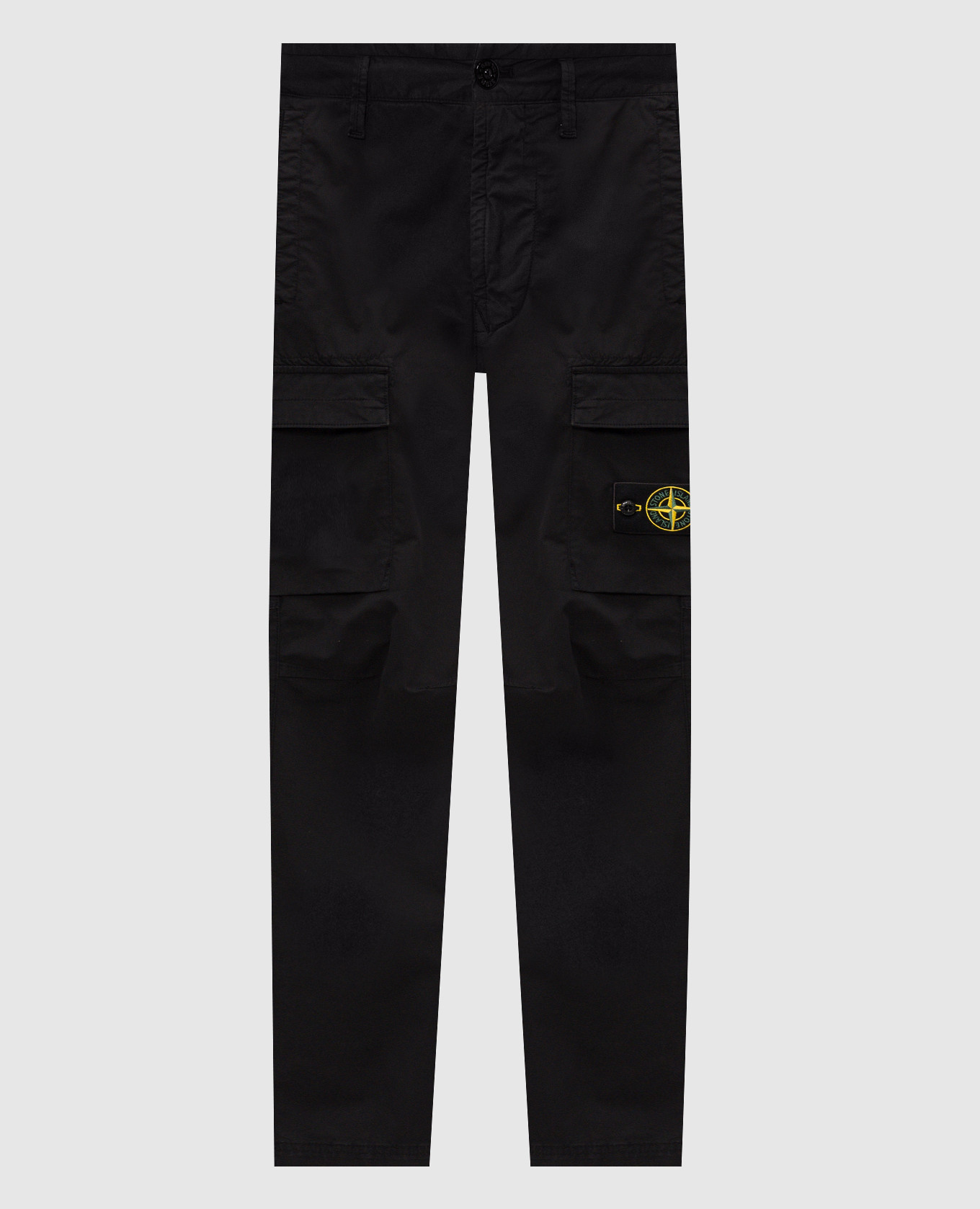 Black cargo with logo patch