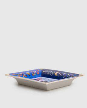 Bitossi Home L'Astrologia blue porcelain appetizer plate AST00021