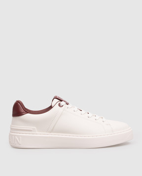 Balmain B-Court Ivory Leather Sneakers HN1VI690LVTR