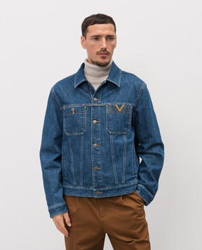 Valentino Blue denim jacket 8V3DC14FB6M