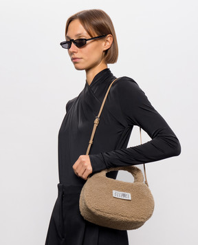 Maison Margiela MM6 Children's beige bag with logo patch M61143MM09I