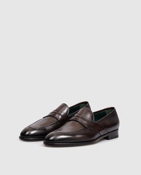 Stefano Ricci Brown leather loafers UO02C2331VLN
