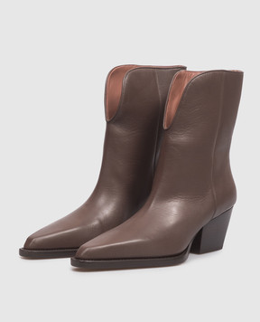 Paris Texas Brown leather cossacks JANE PX2060XVT01