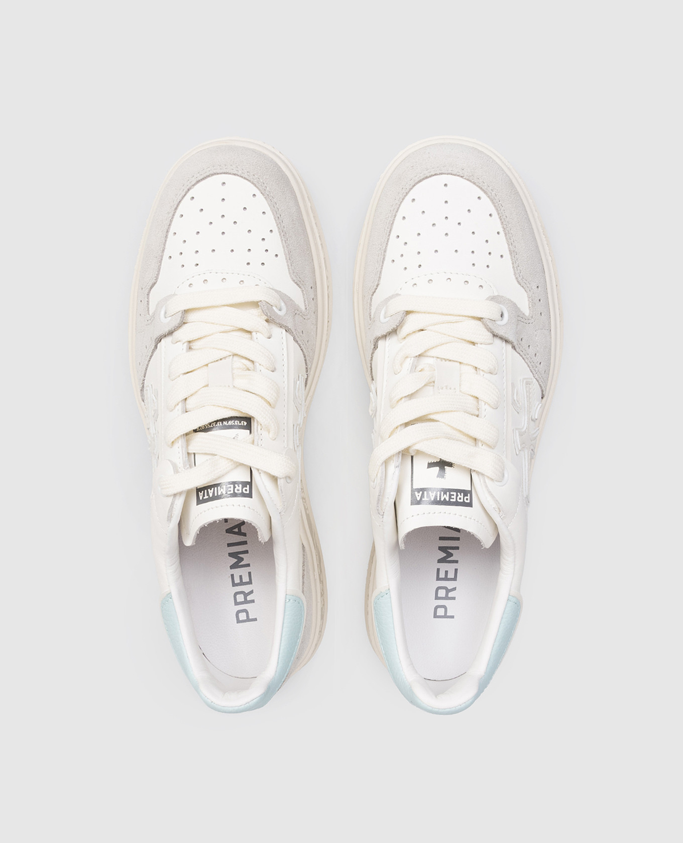 

Quinnd white leather sneakers with logo Premiata