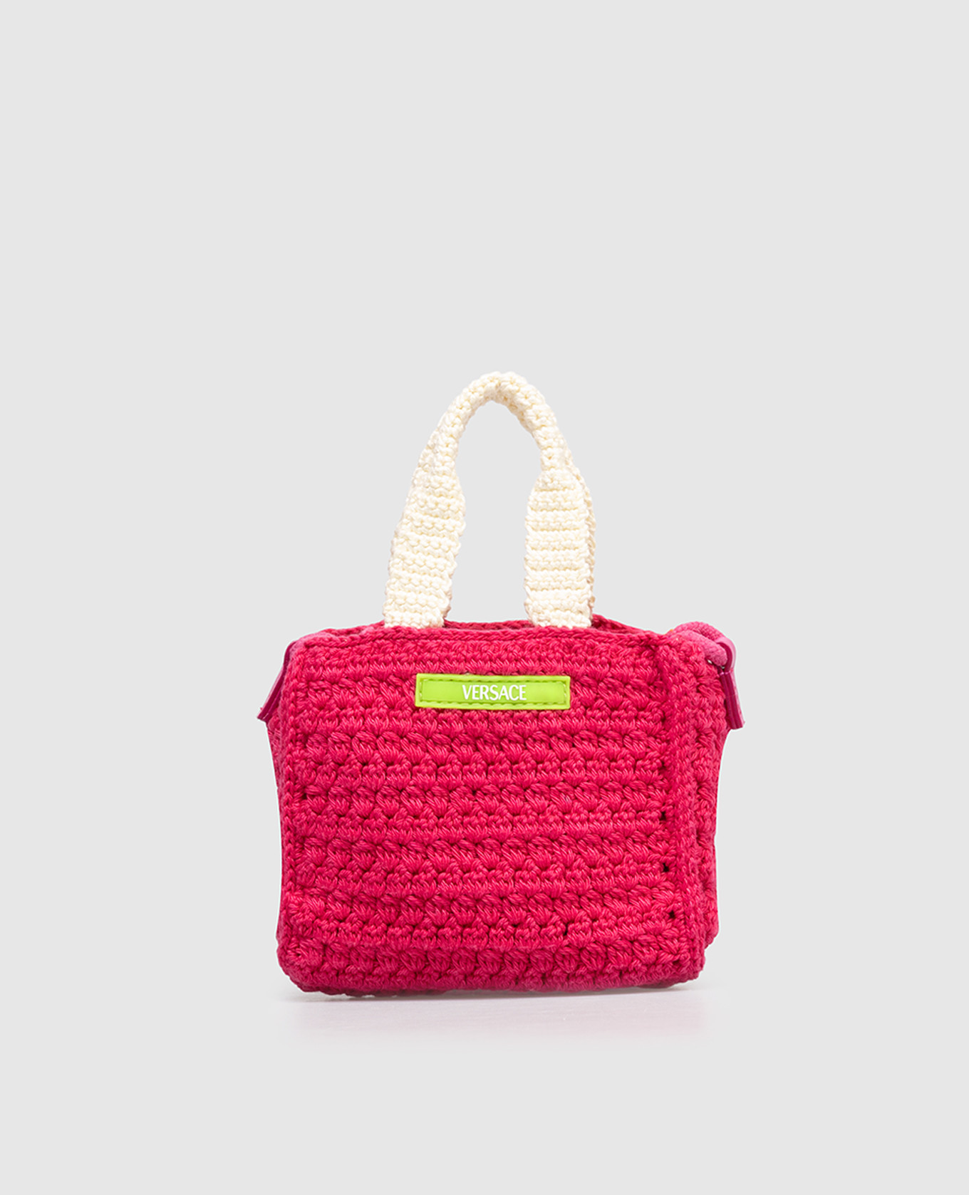 

Children's pink knitted bag Versace