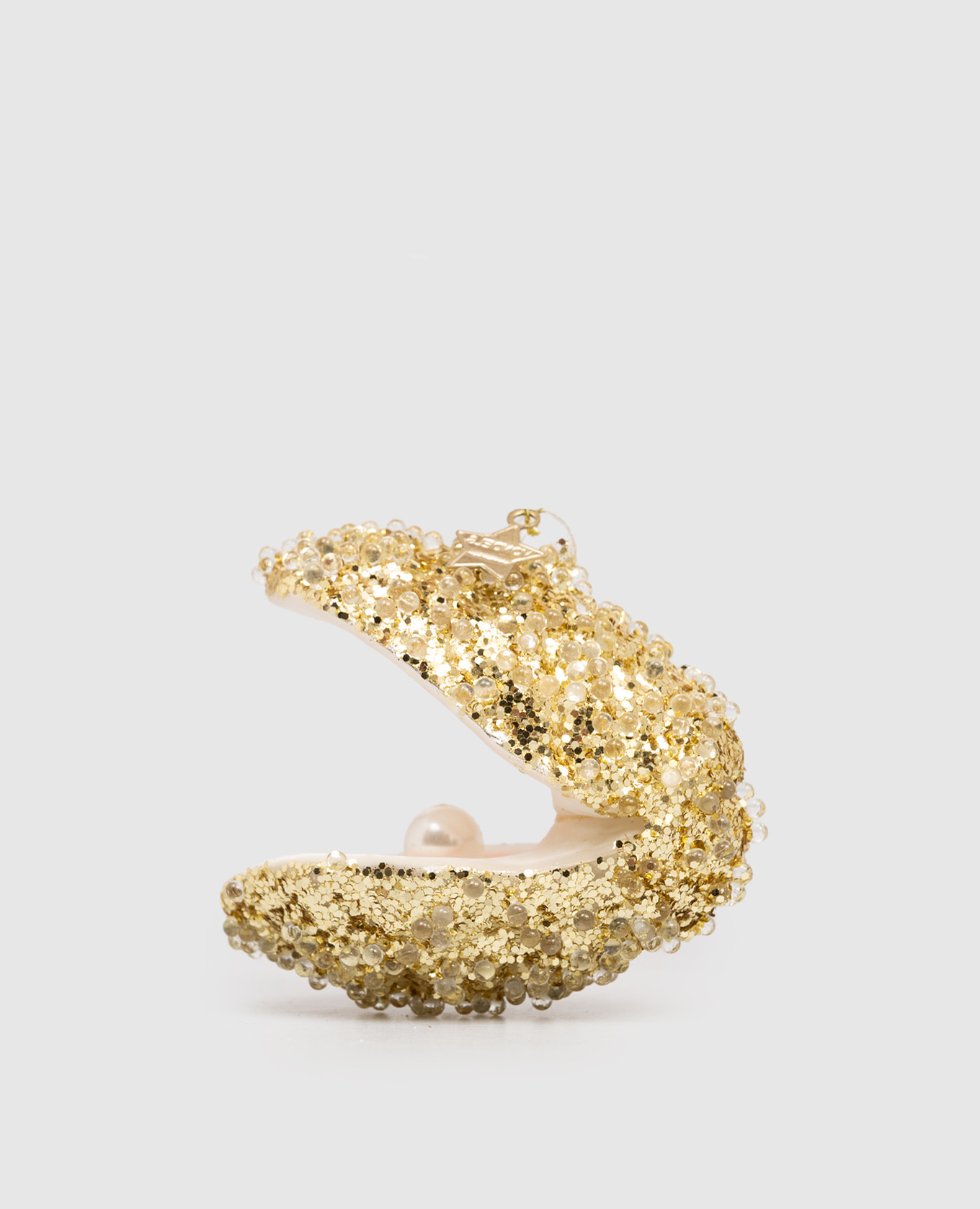 

Oyster Christmas tree with pearl Vondels, Golden