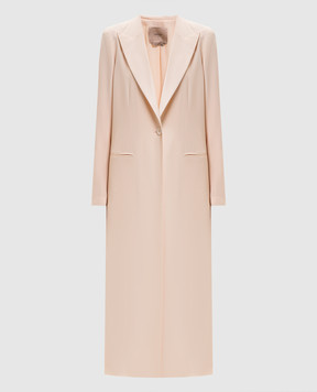 Twinset Beige coat with logo 261TP2422