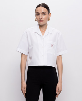 Versace White shirt with embroidery 10256801A13878
