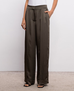 Simkhai Green Kyra Wide Leg Pants 4264031Q