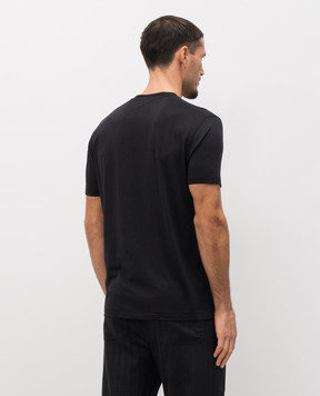 Tom Ford Black T-shirt with monogram JCS004JMT012