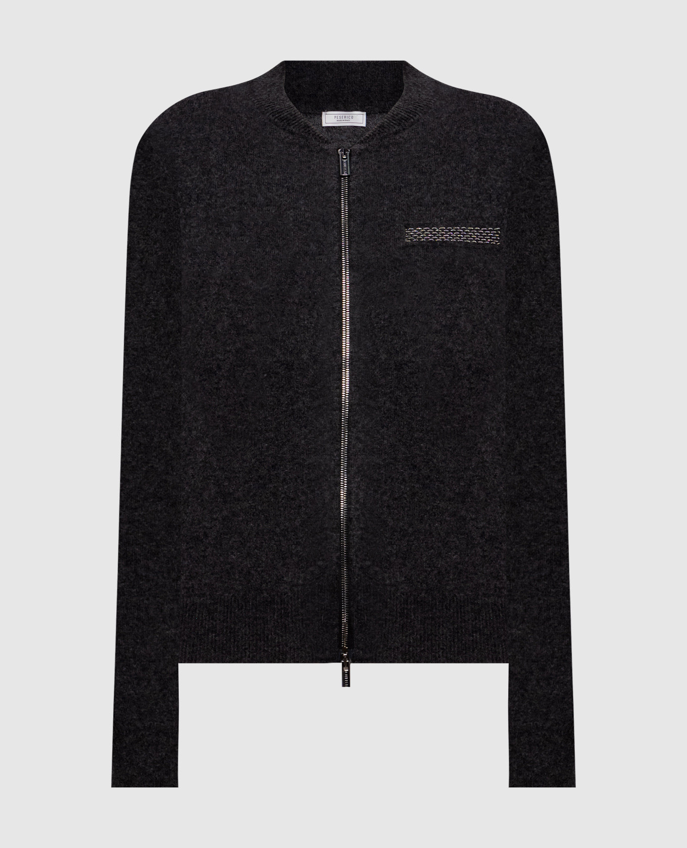 

Gray cardigan made of wool, silk and cashmere Peserico, Grey