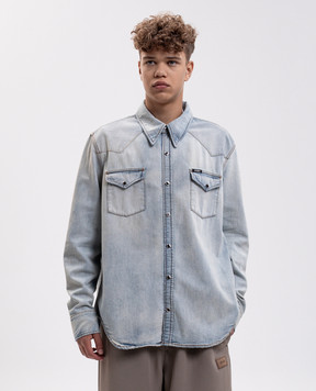 AMIRI Blue denim shirt AM426SH047