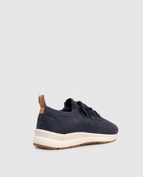 Enrico Mandelli Blue combination sneakers 0WALKC6057